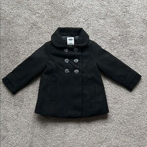 OshKosh B'gosh Black Pea Coat for Kids
